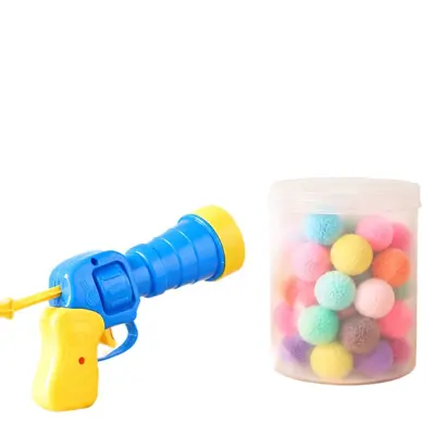 Pet Plush Ball Launcher Quiet Interactive Cat Toy - 5