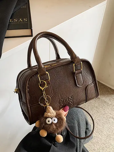 Women's Small Square Crossbody Bag, Single Shoulder, Winter Style - 1