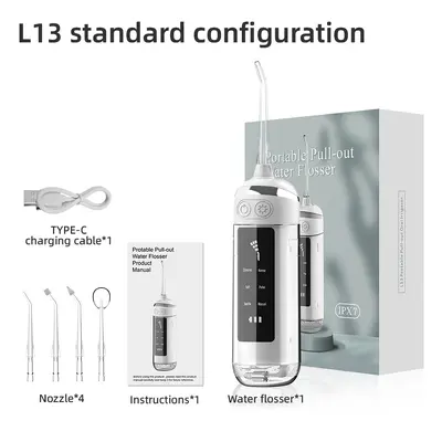 6-Mode Portable Electric Water Flosser for Teeth Cleaning, Model L13 - 12