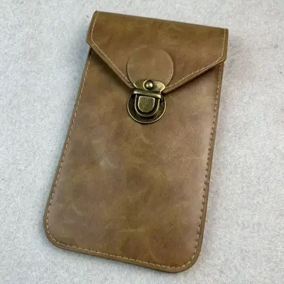 Best-selling Men's Vertical Casual Phone Pouch Belt Bag Slim Mini Multifunctional Sports Crossbody Bag Wholesale - 8
