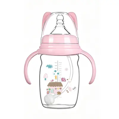 PP Plastic Baby Bottle, Wide-Neck, Anti-Colic, Drop-Resistant - 7