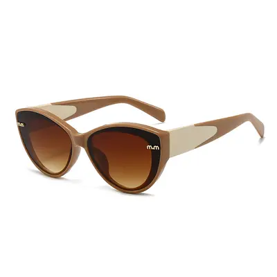 Retro Cat-Eye Sunglasses with Oversized Butterfly Frame for Women - 3