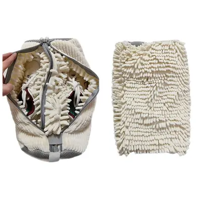 Shoe washing bag, cylindrical, multifunctional