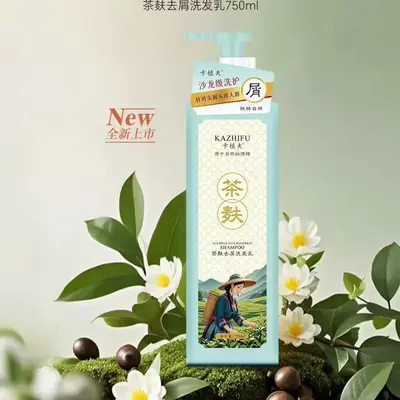 750g卡植夫洗发乳，有效清洁头皮污垢，泡沫秀发洁净清香控油去屑 - 3