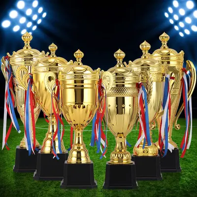 Metal Big Handle Sports Award Trophy, Universal Style