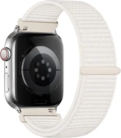 Нейлоновый ремешок-петля для Apple s11, Apple iWatch 45 6 7 8 9 10 Ultra 2 Липучка Ремешок для часов Спортивный - 8