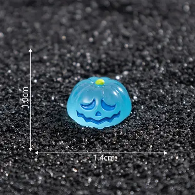 Cross-Border New Product Halloween Glow-in-the-Dark Mini Pumpkin Doll House DIY Decoration Accessories Miniature Landscape Tabletop Ornament - 11