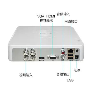 Hikvision DS-7108HGH-K1 8-Kanal Analog DVR - 3