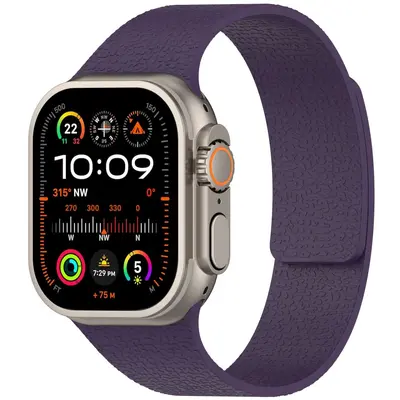Women's Ultra Silicone Magnetic Pebble Strap for Apple Watch - 12