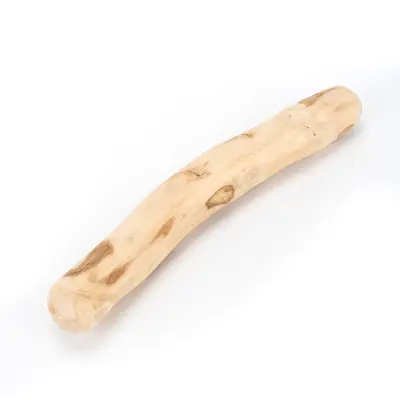 Natural Coffee Wood Dog Chew Toy, Fully Biodegradable Teething Stick - 3