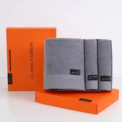 Pure cotton towel gift set, weddings/events, customizable - 5