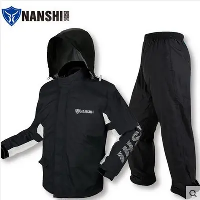 Blue Lion raincoat suit reflective motorcycle bicycle