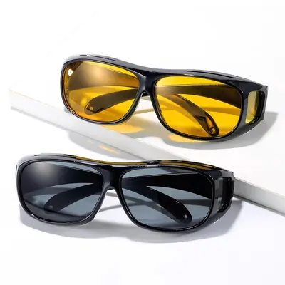 Men's Driving Glasses, Anti-Glare Night Vision