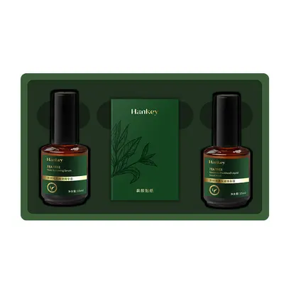 Tea Tree Blackhead Removal Set, 3-Piece, Nose Strips and Pore Cleansing Essence