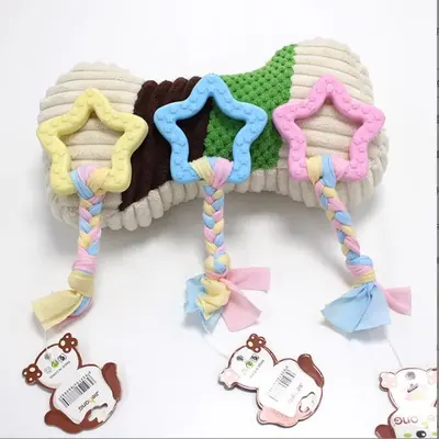 Durable Dog Toy Ball and Chew Stick Set for Puppies - 10