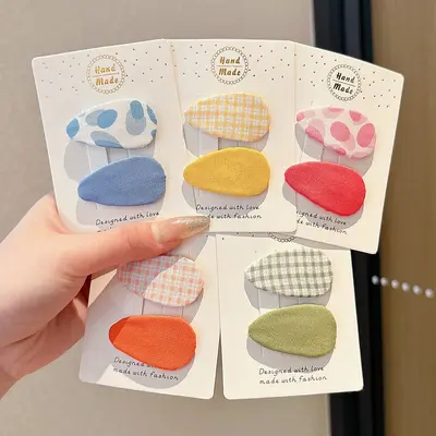 Baby-Seitenclips, bunte Tropfen-Haarklammern für Mädchen