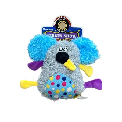 PETSVILLE Paisiwei Dizzy Rabbit Fox Dog Toy Crinkle Paper Plush Squeaky Chew Toy for Puppies Dogs Funny Sound - 8