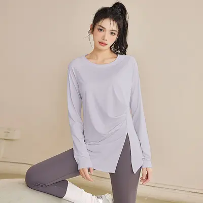 Women's Long Sleeve Pilates and Yoga Wear, Spring Autumn, Professional - 9