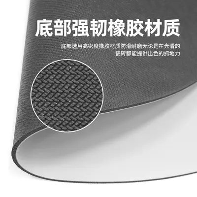 PU+rubber yoga mat, round, thick, silent