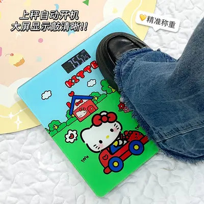 Cute cat digital scale, home weighing scale, battery-powered
