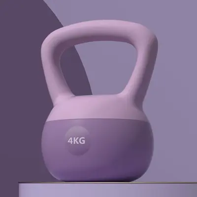 Soft Kettlebell 6 kg, for Women Squat and Hip Strength Training - 7