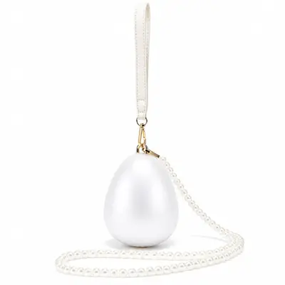 Women's Single Shoulder Crossbody Bag, Special Shaped Acrylic Shell Clutch for Weddings - 9