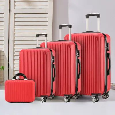 3-Piece Luggage Set with Universal Wheels and Combination Lock - 5