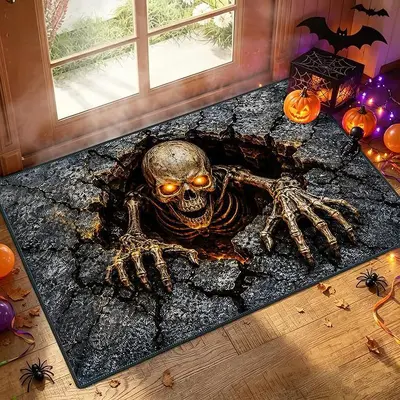 3D-Eingangsmatte, strapazierfähig, Halloween-Dekoration