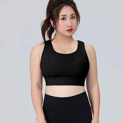 Plus Size Sports Bra, Full Cup, High Impact, Adjustable - 10
