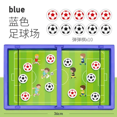 Tischspiel für Kinder mit Schnippen-Fußball und Tisch-Eishockey