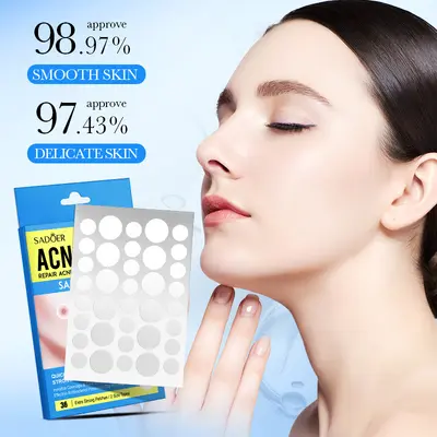 SADOER Hydrocolloid Acne Patch, Invisible, for Face