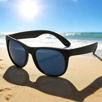PP Beach Sunglasses with Metal Stud Detail, Printable Logo - 3
