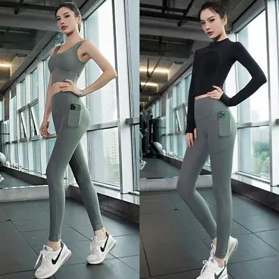 Kadın yoga kıyafet seti, yaz, profesyonel spor iç giyim