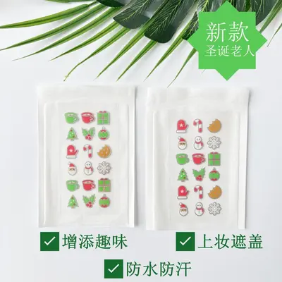 Colorful hydrocolloid acne patches, cartoon design individual pack