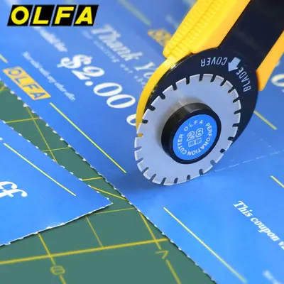 Olfa 194B Manual Rotary Perforation Cutter for Tickets and Coupons, PRC-3/C