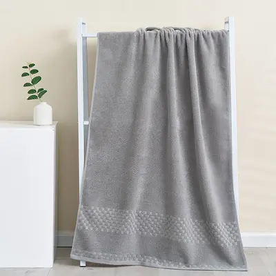 Pure cotton bath towel set, 3-piece, absorbent quick-drying - 7
