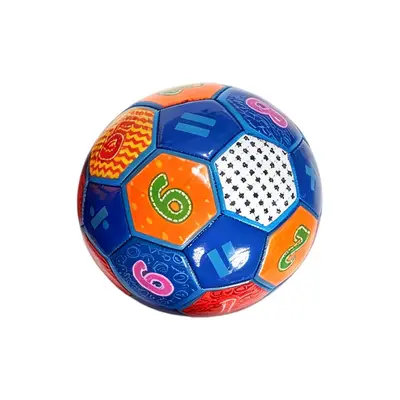 Kinder-Trainingsfußball Nr. 2, PU, maschinell genäht, Gummi - 4