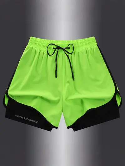 Herren-Sportshorts, Sommer, atmungsaktiv, schnelltrocknend, elastisch