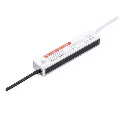 12/24V Outdoor LED Strip Driver, Constant Voltage, Aluminum, Waterproof