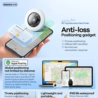 REMAX AirTag GPS-трекер, водонепроницаемый, G2303