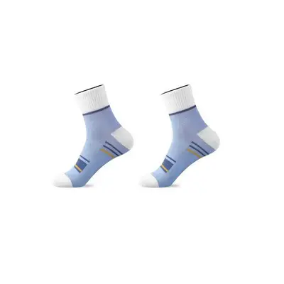 Zhuji Socken für Herren, Mittelbund-Socken, Vier-Jahreszeiten-Geruchsschutz, atmungsaktiv, Farbblockstreifen, lässige Baumwollsocken, klassische Business-Socken, Großhandel - 9