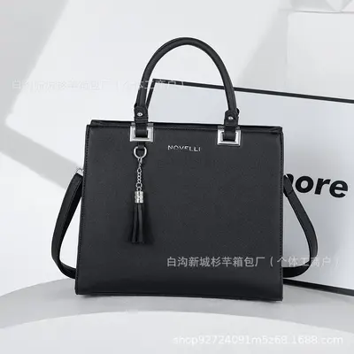 Women's Large Capacity Soft Leather Single Shoulder Crossbody Bag - 5