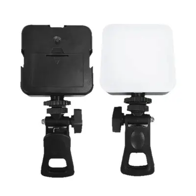 Üç Renkli Cep Lambası Klip DSLR Fotoğrafçılık Fill Işığı Telefon Kamera Bilgisayar Açık Hava Çekimleri Canlı Yayın Aydınlatma Mini