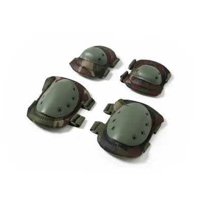 Tactical Knee and Elbow Pad Set, 4-Piece, for Climbing and Cycling - 10