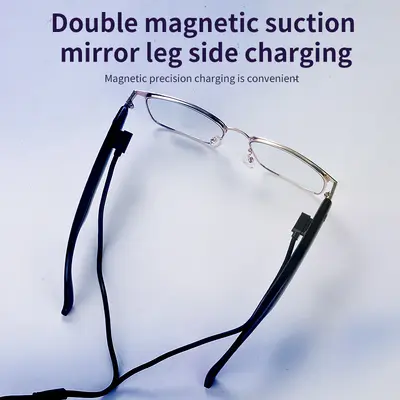 KI-Übersetzung Grenzüberschreitende intelligente Brille Bluetooth-Brille GS06 Blaufilter Photochrome Brille mit Musikwiedergabe und Telefonannahme austauschbare Gläser