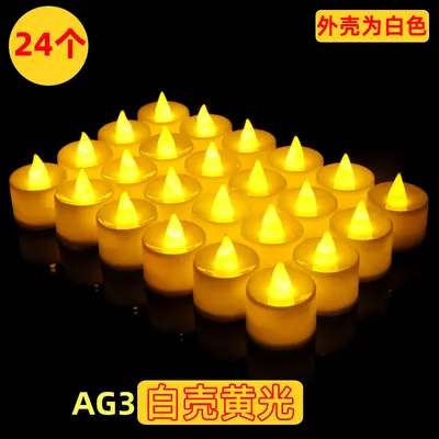 Elektronische Kerzenlampen Geburtstag Jahrestag Hochzeit Neujahr Laternenfest rotes Licht LED Ambientelampen Altar rote Flammenlose Kerzen - 10