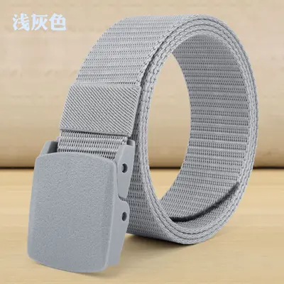 Wholesale men's belts casual versatile tactical outdoor nylon belts student military training security inspection canvas belts - 11