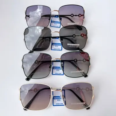 New Korean style fashion women's sunglasses, polarized sunglasses, essential sun colors for travel and outdoor activities