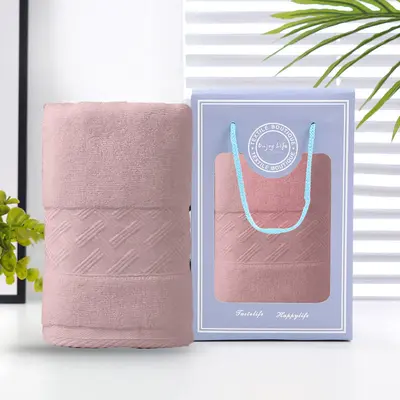 Havlu banyo havlusu 3'lü set, hediye kutusu - 10