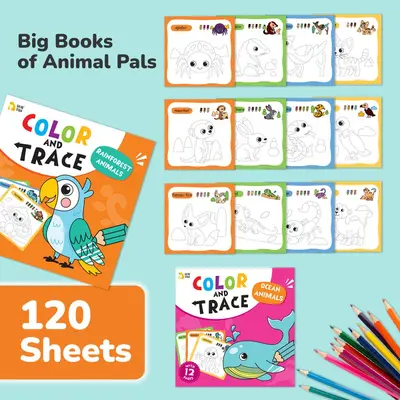 Malbuch-Set mit 10 Büchern für Kinder von 3 bis 6 Jahren - 5